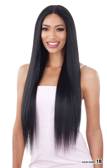 SHAKE N GO FreeTress Ear to Ear Center Part Lace Front Wig 30